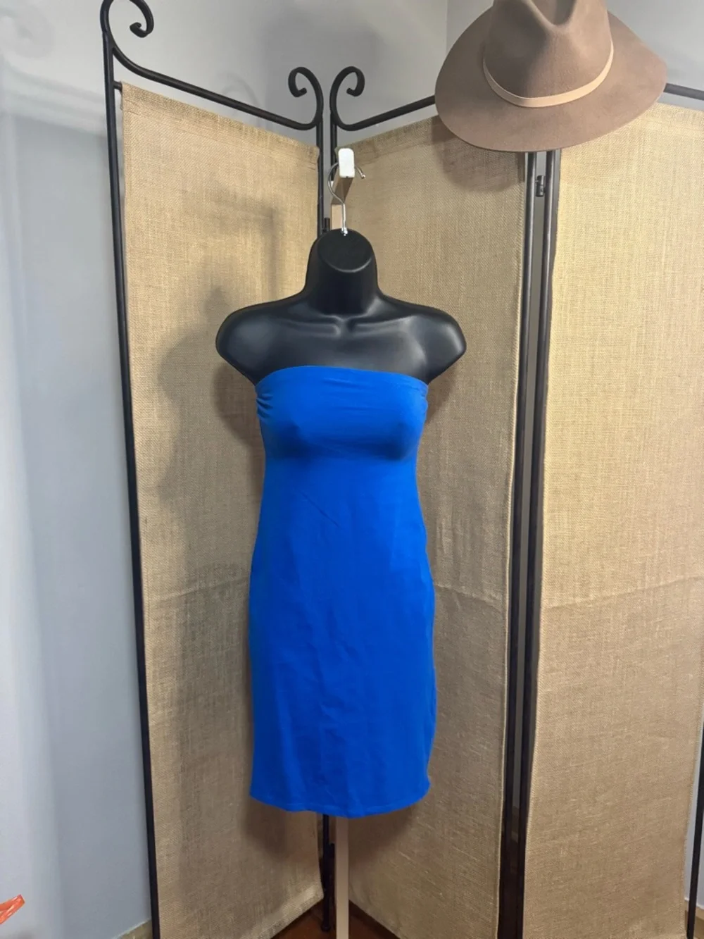 Forever 21 Electric Blue Strapless Tube Dress - Picture 1 of 4